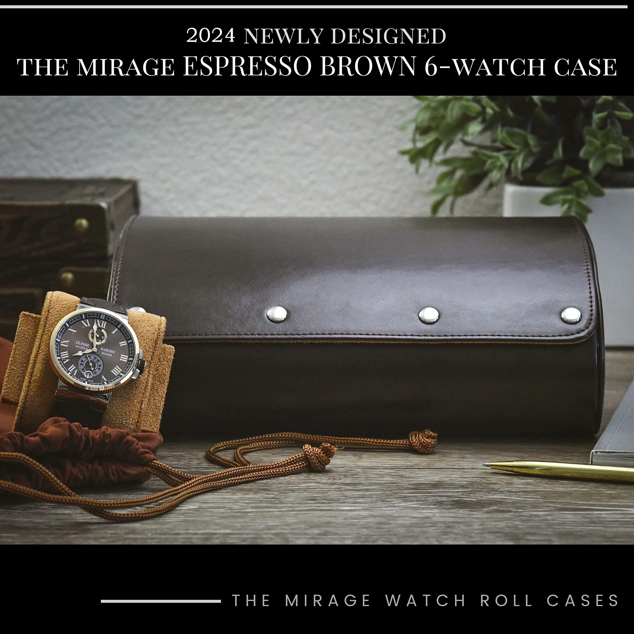 Elegant Watch Organizer for Travel and Display