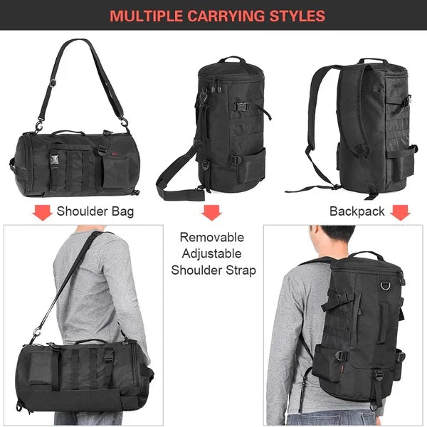 Ultimate Fishing Backpack with Rod Holders & Tackle Storage