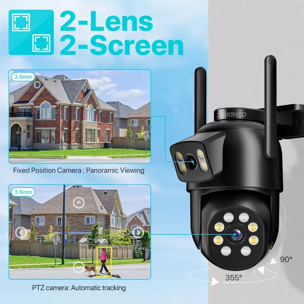 VigilantEye – Smart Dual Lens Outdoor Security Camera