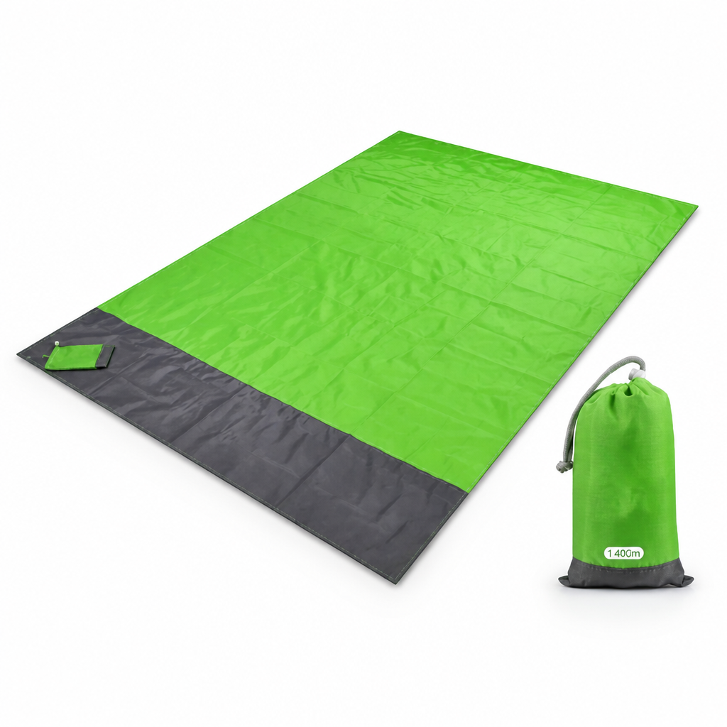 Rectangular Stitched Perimeter Beach Mat (Fold Lines)