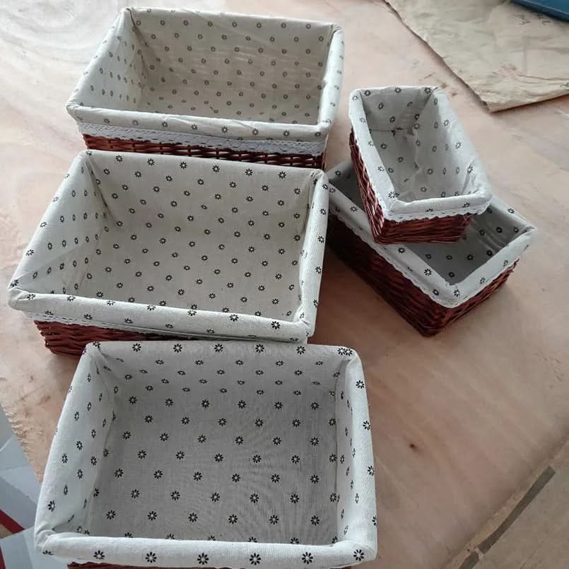 Charming Woven Storage Basket for Home Organization