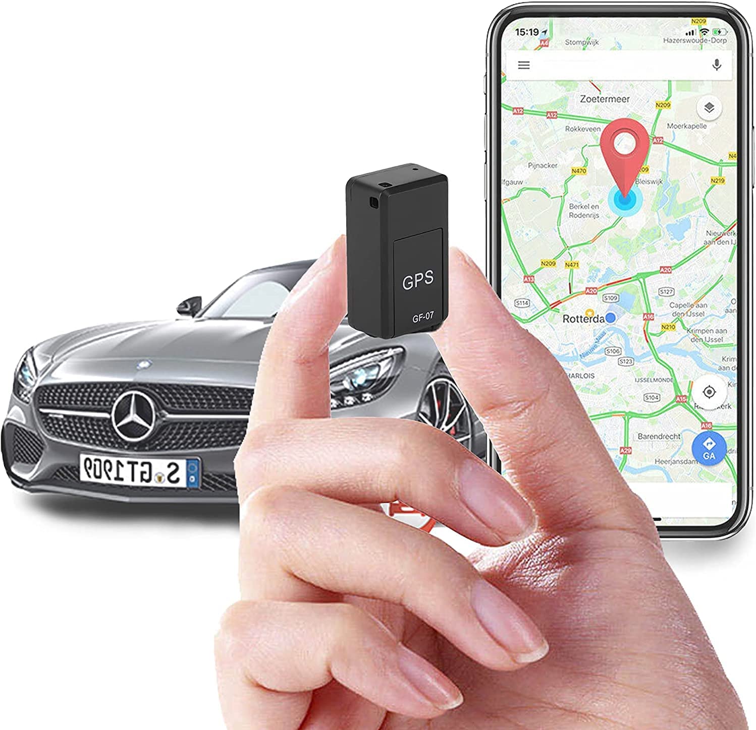 Compact Magnetic GPS Locator for Real-Time Tracking
