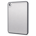 Dual-Sided Metal Top & Juice-Groove Cutting Board (Hanging Hole)