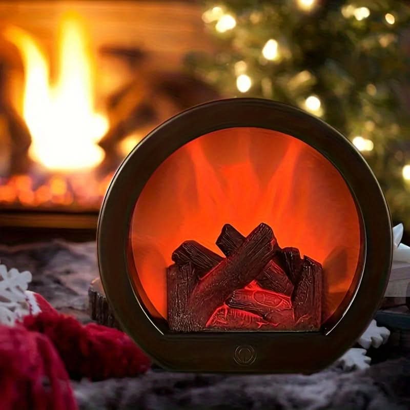 LumenGlow – Retro-Inspired Ambient Flame Lamp