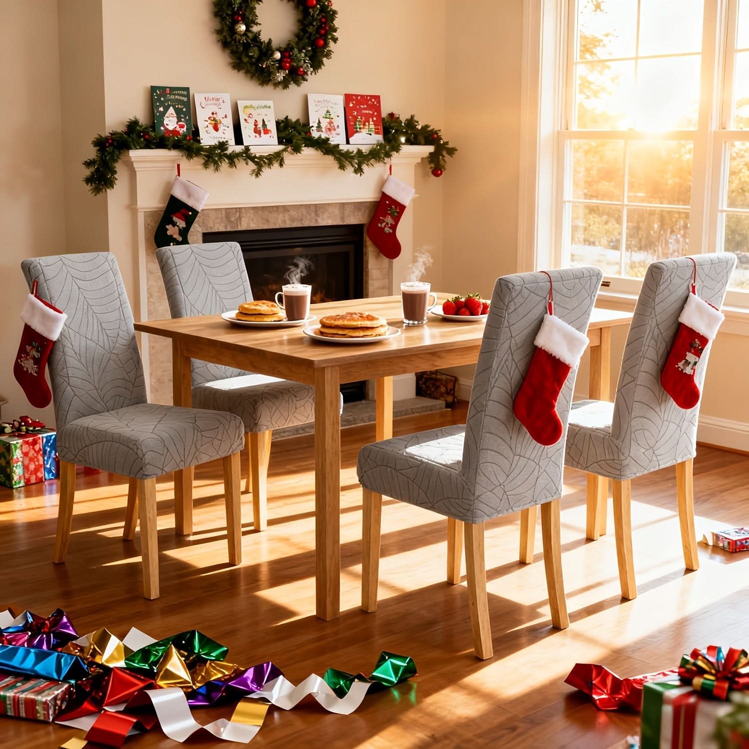 CozyGuard - Stylish Stretchy Fleece Chair Covers for Home Decor