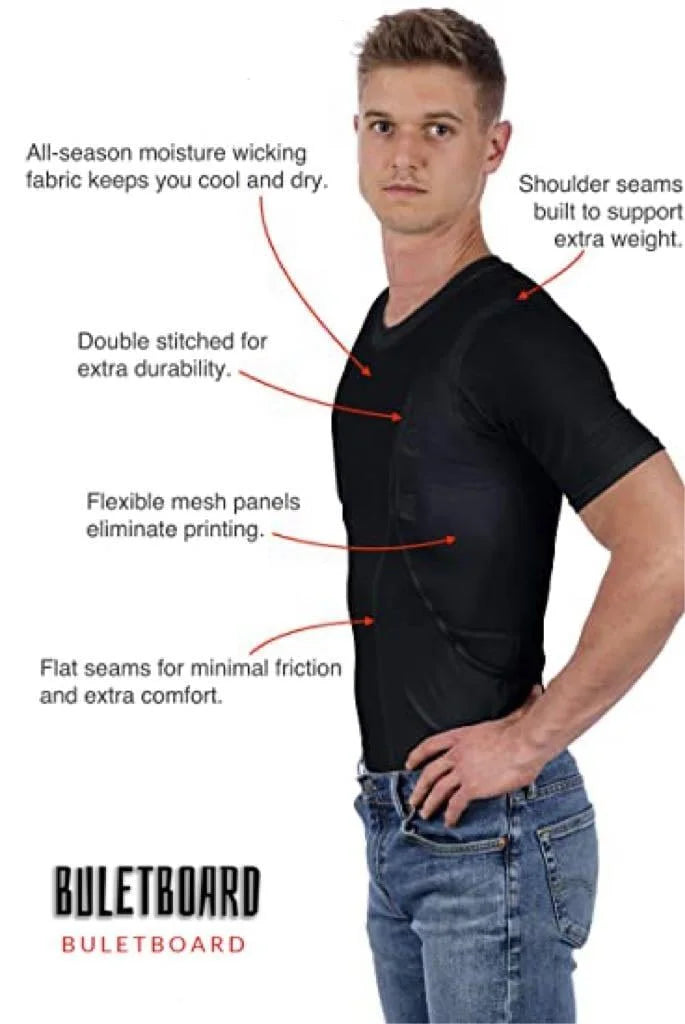 Universal Concealed Carry T-Shirt Holster for Men and Women