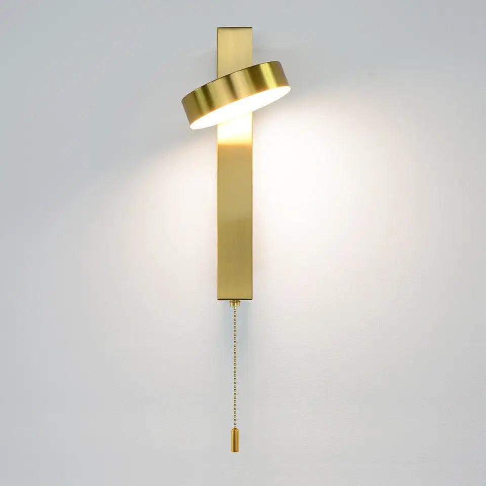 Versatile Indoor Wall Light with 350-Degree Adjustable Head