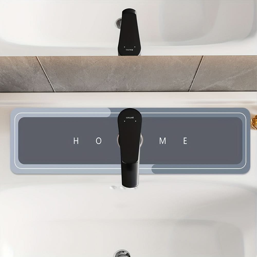 AquaGuard – Quick-Drying Faucet Splash Mat
