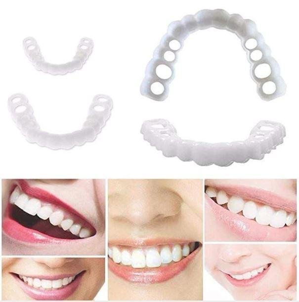SmileEase Snap-On Teeth Covers – Adjustable, Natural-Looking Temporary Smile Enhancer
