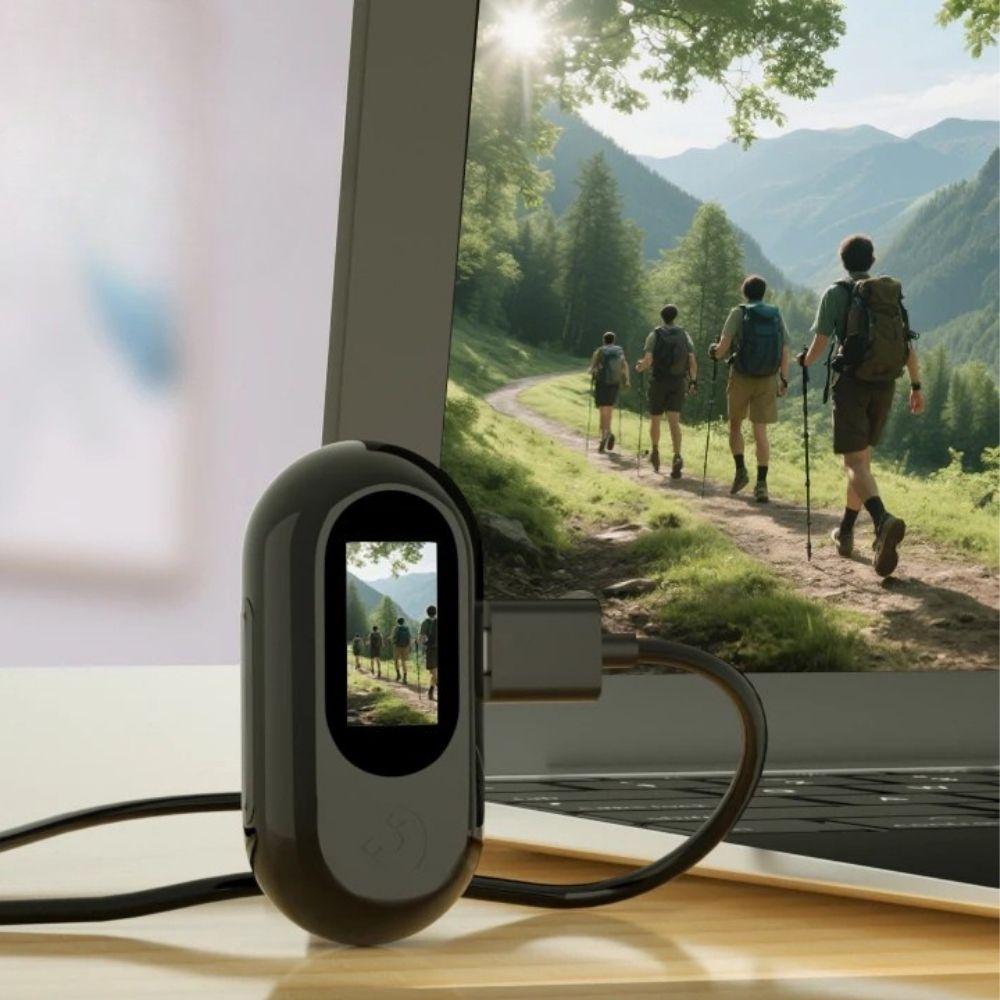 Compact Adventure Camera with Magnetic Mounting