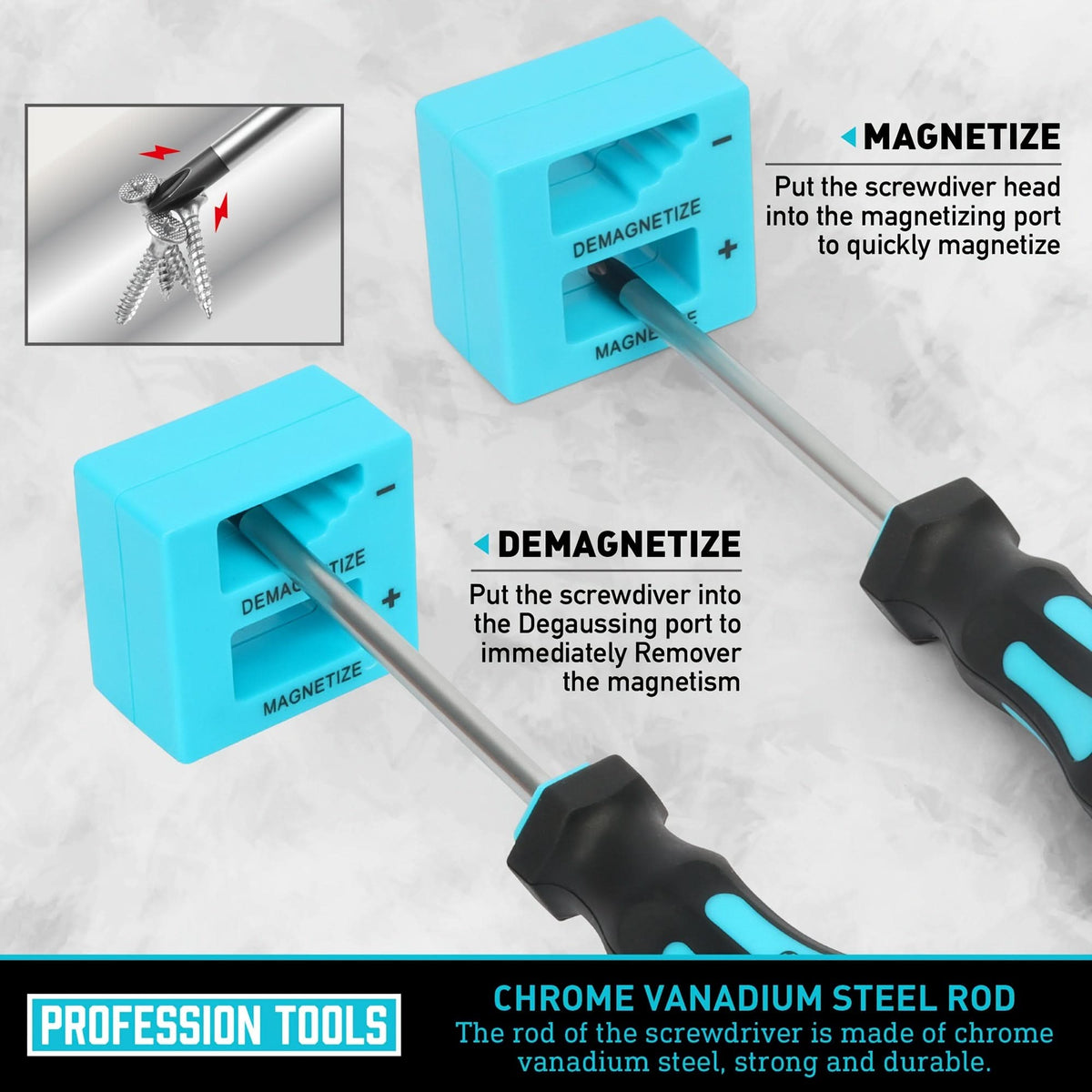 PrecisionPro – 43-Piece Magnetic Screwdriver Set for All Tasks