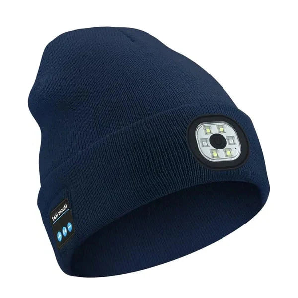 All-in-One Bluetooth Beanie with LED Illumination