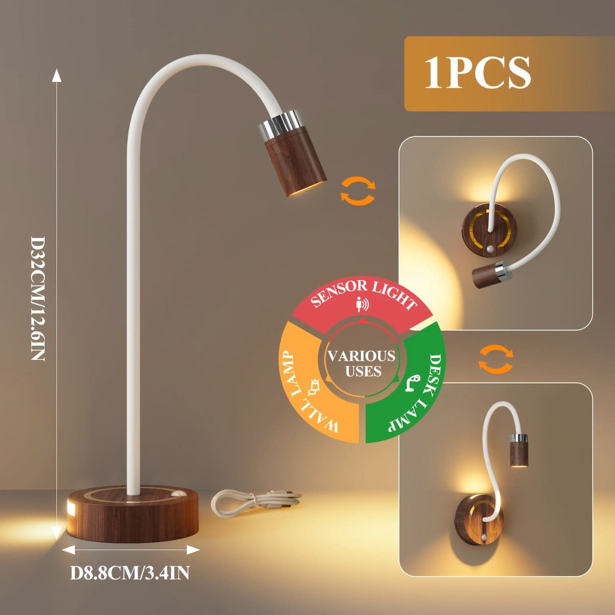 LUMISPACE – Adjustable LED Reading Lamp