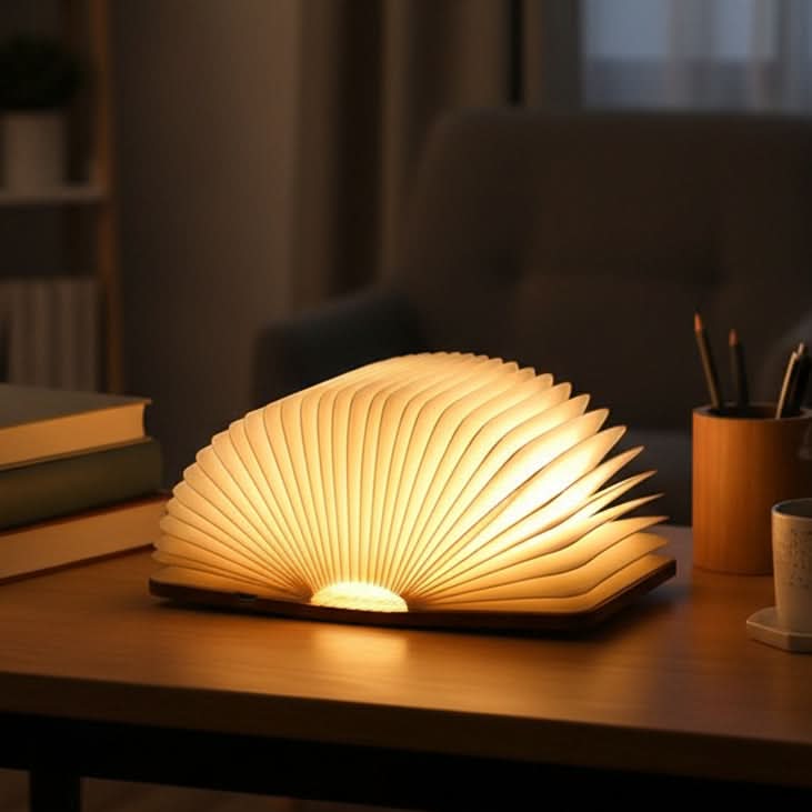 LumaFold – Portable Paper Night Light for Serene Spaces