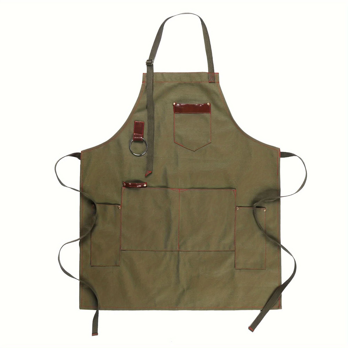 Sturdy Canvas Kitchen Apron with Ample Storage