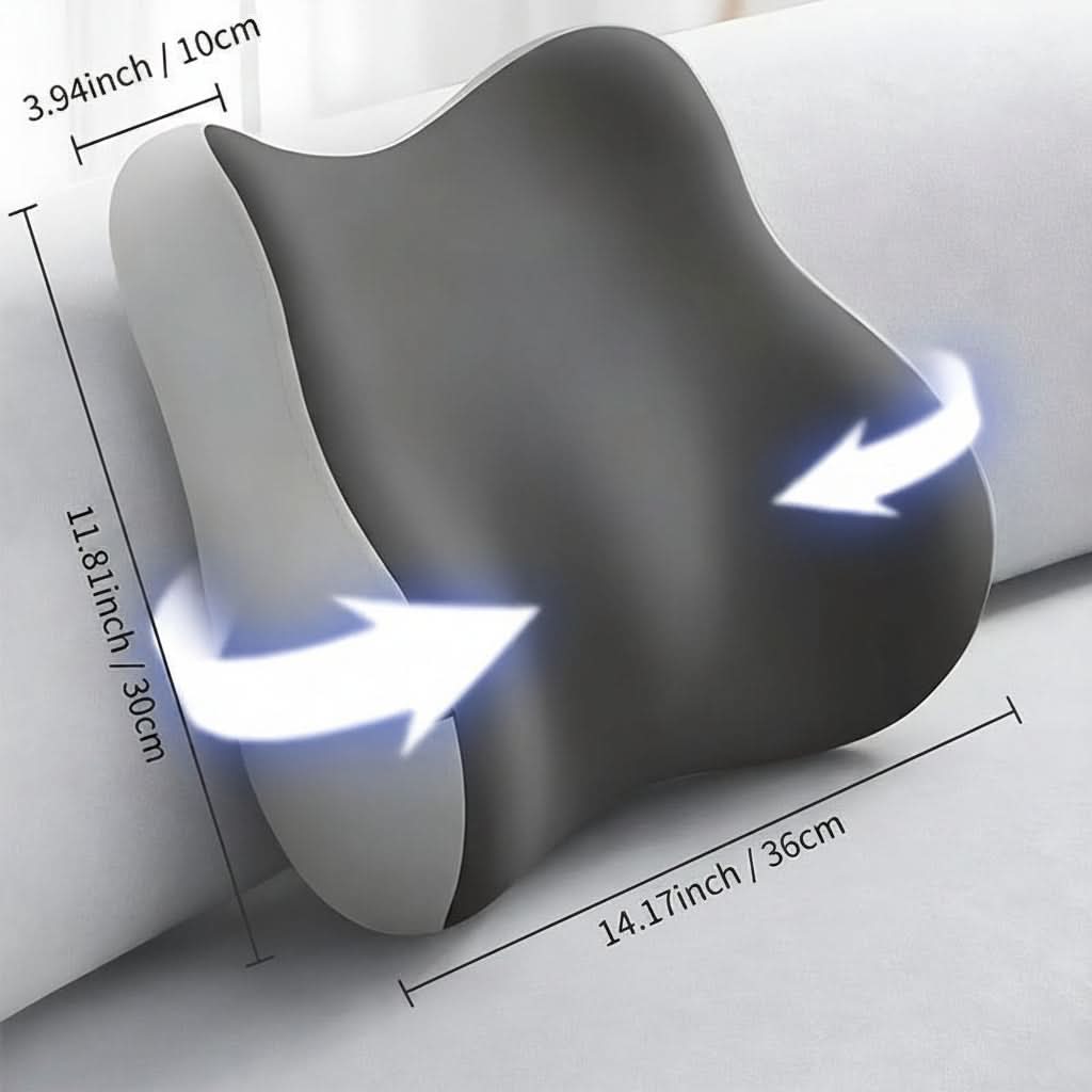 ComfortEase – Travel-Friendly Back Support Cushion