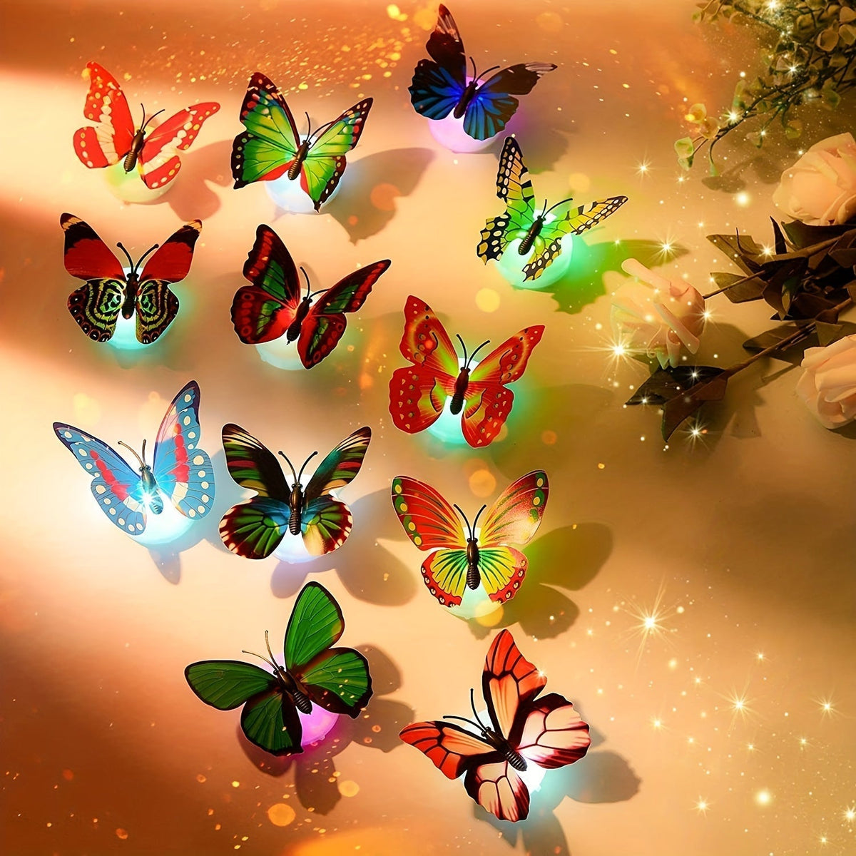 Accent Lights with 3D Butterfly Design