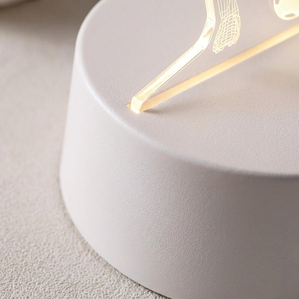 Vivid 3D Lamp - Table Light with Optical Illusion Design