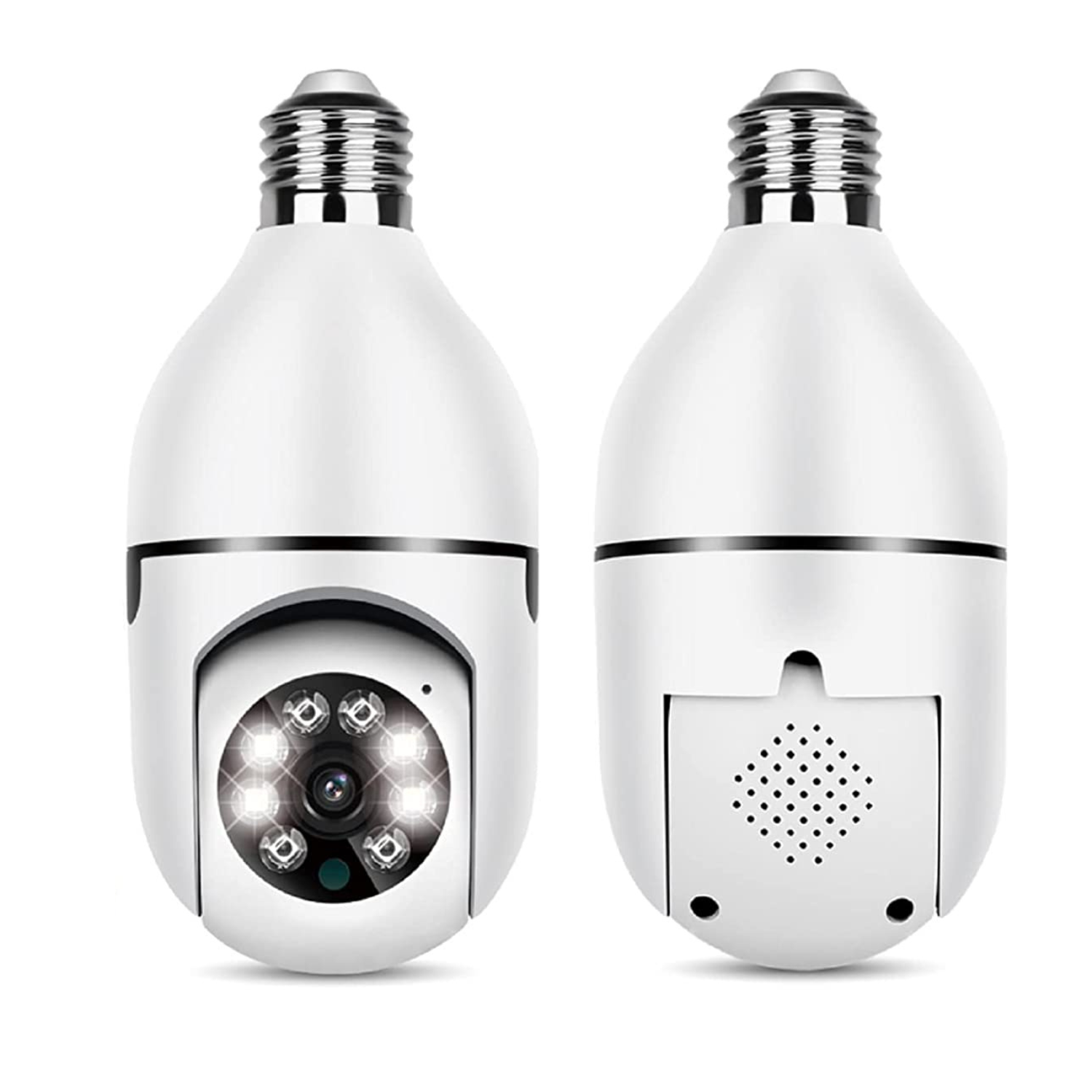 Smart LED Security Camera with 360-Degree View
