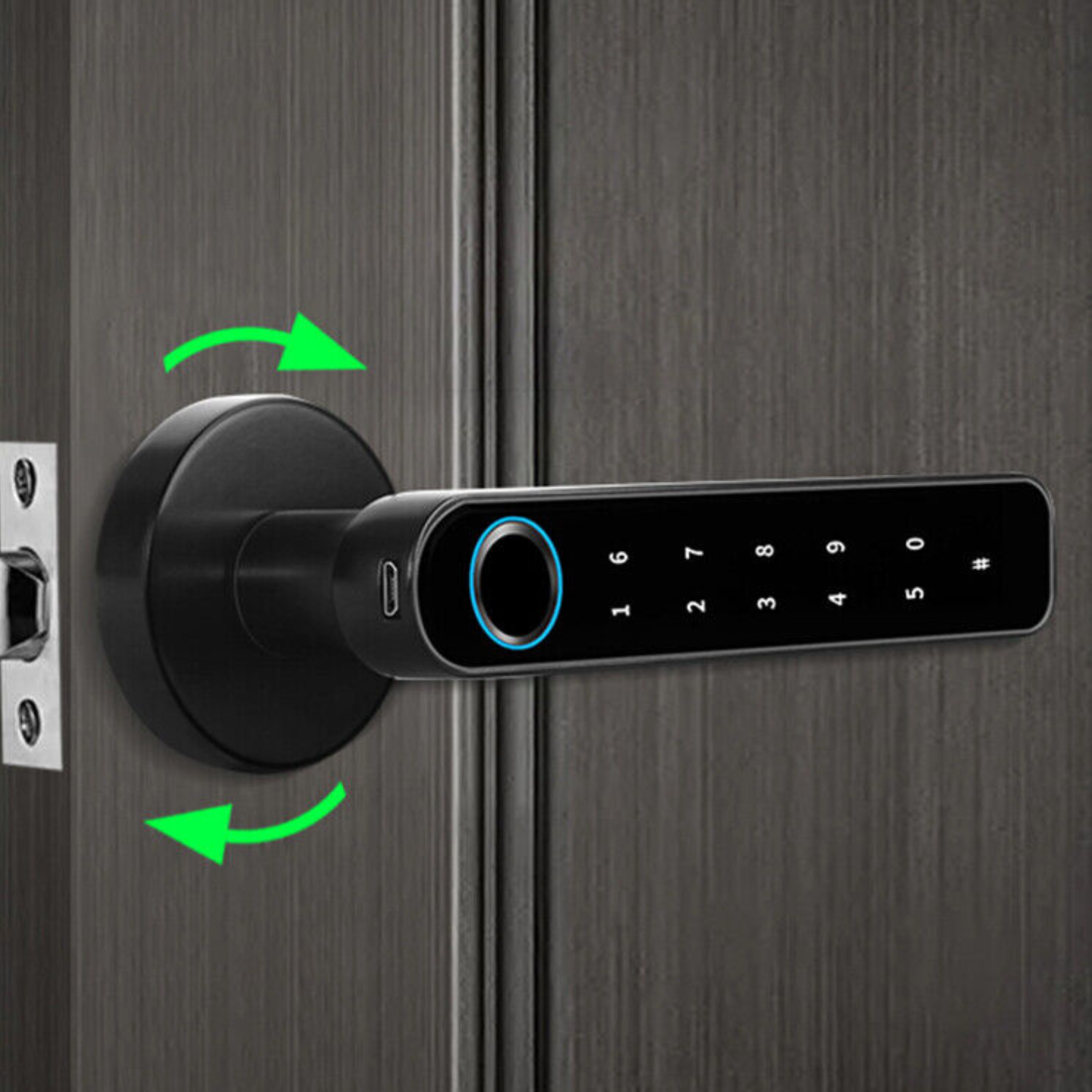 Advanced Bluetooth Fingerprint Door Lock with Mobile Control