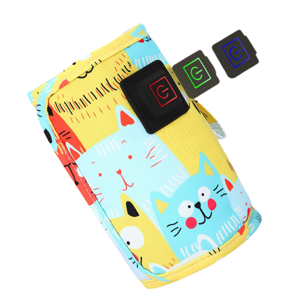 On-the-Go Baby Bottle Heater with USB Power Connection