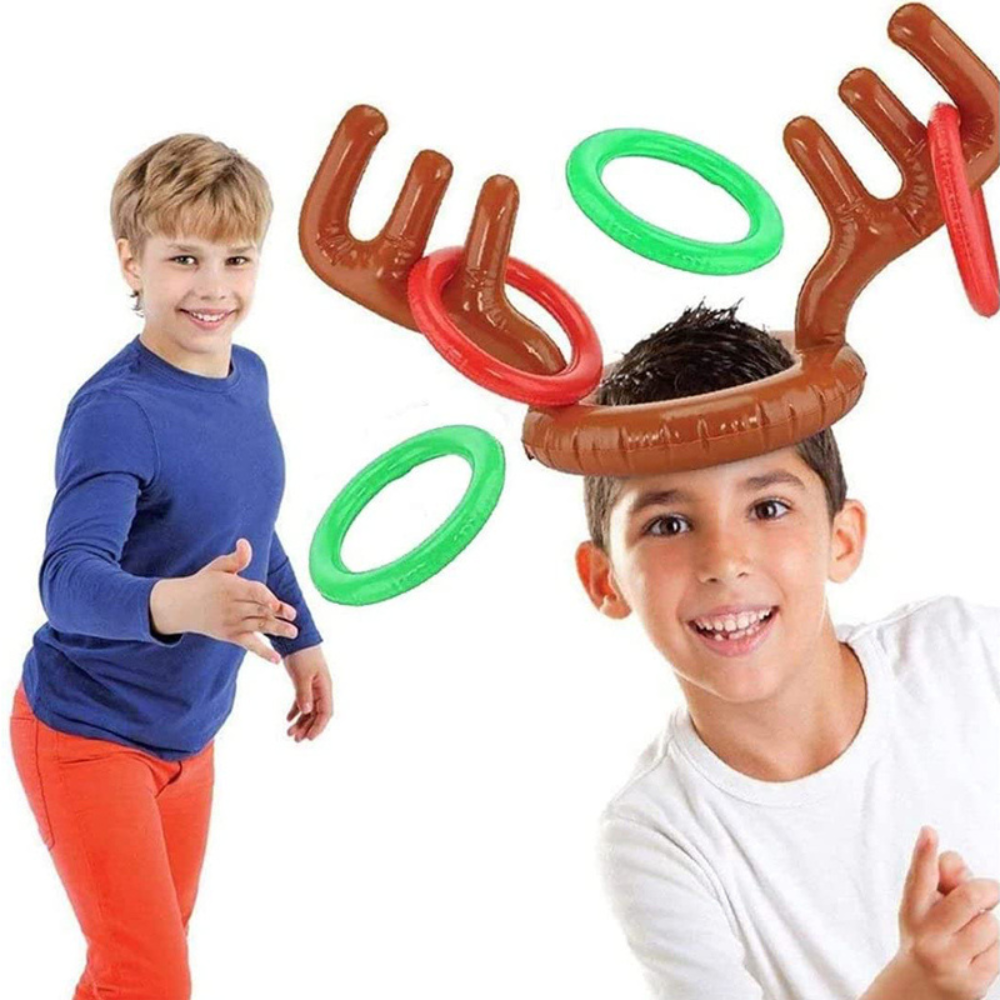 Festive Antler Ring Toss Game for Holiday Cheer