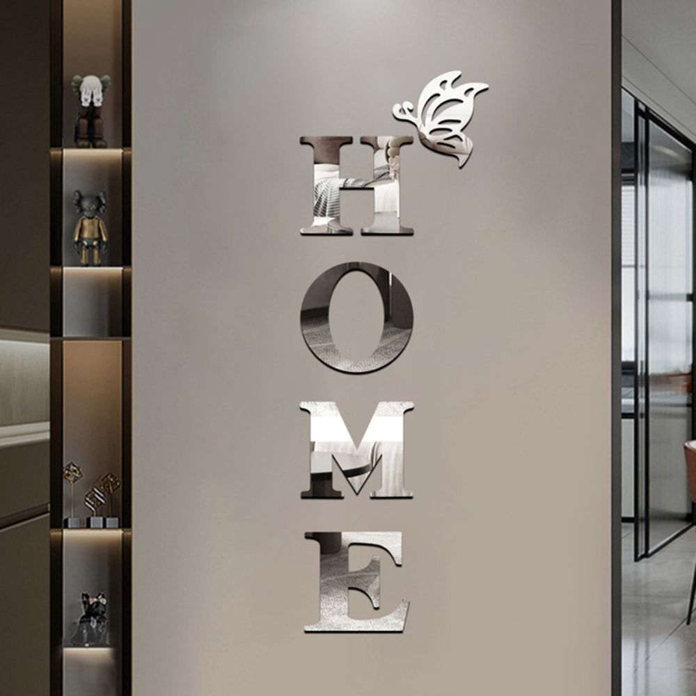 Stylish 3D Reflective Wall Decor for Your Entrance