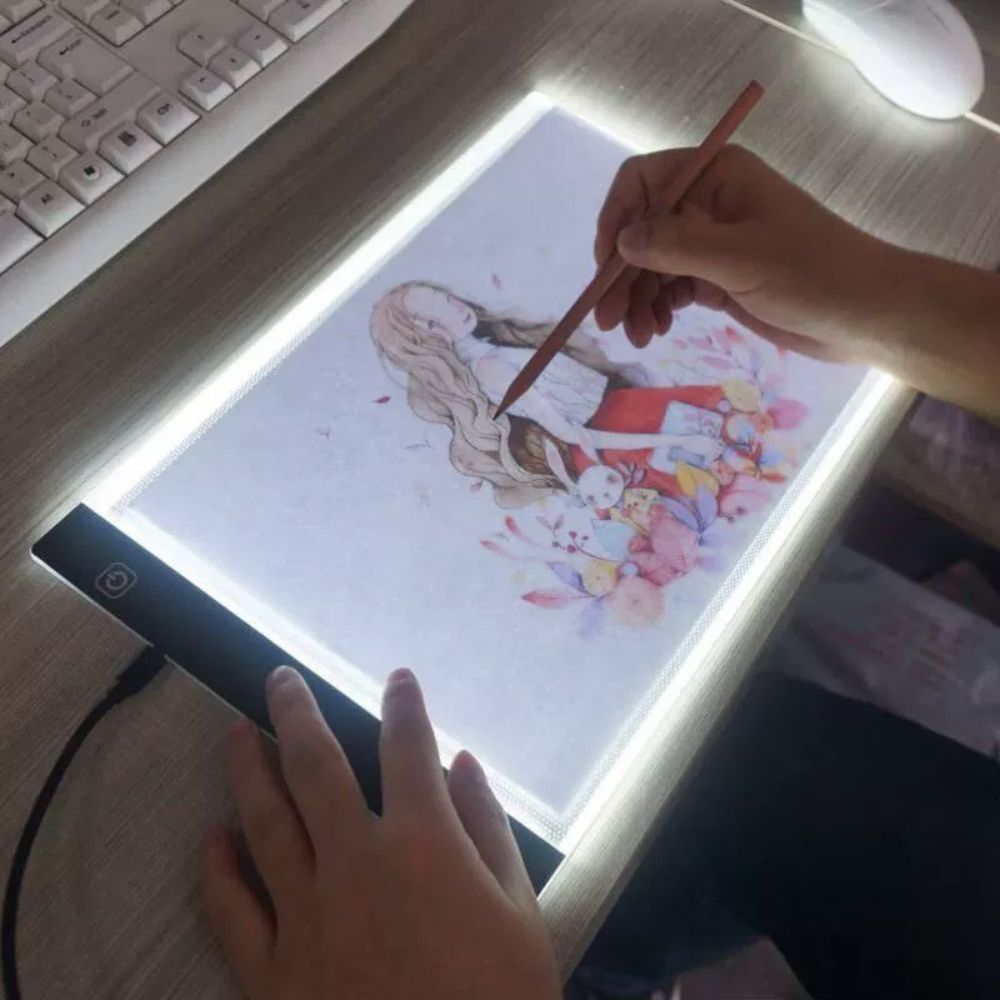 Slim LED Tracing Tablet for Effortless Sketching & Design
