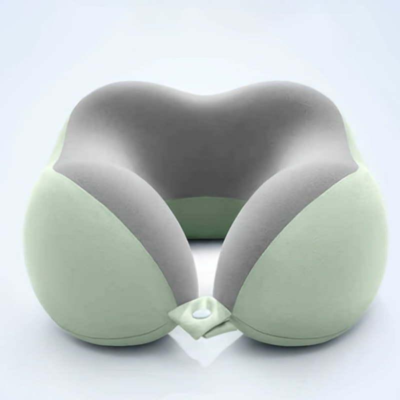 Comfort Travel Pillow with Memory Foam and Washable Cover