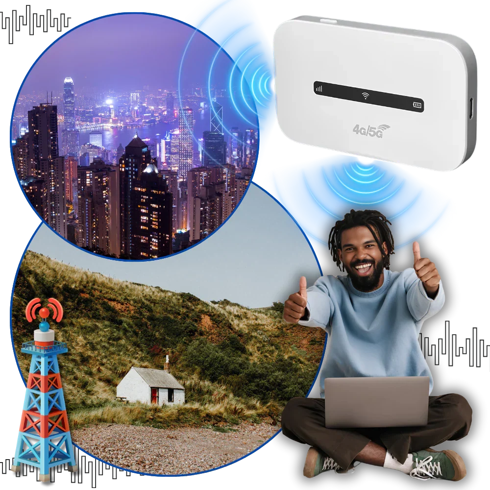 Compact Global Wi-Fi Hotspot for Seamless Connectivity