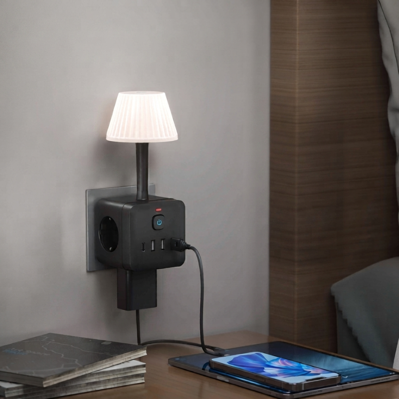 Smart Glow Power Hub with 8-in-1 Connectivity