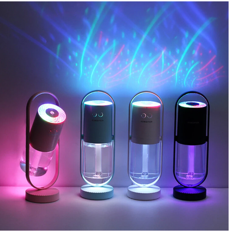 AquaGlow Portable USB Humidifier for Home & Travel