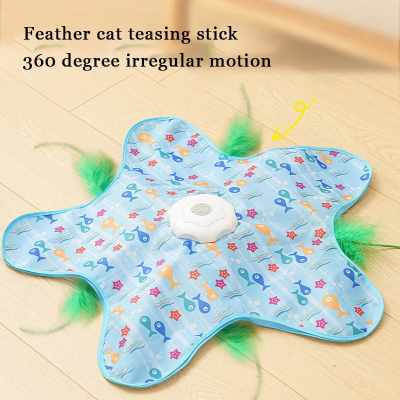 Feather Chase Interactive Cat Play System