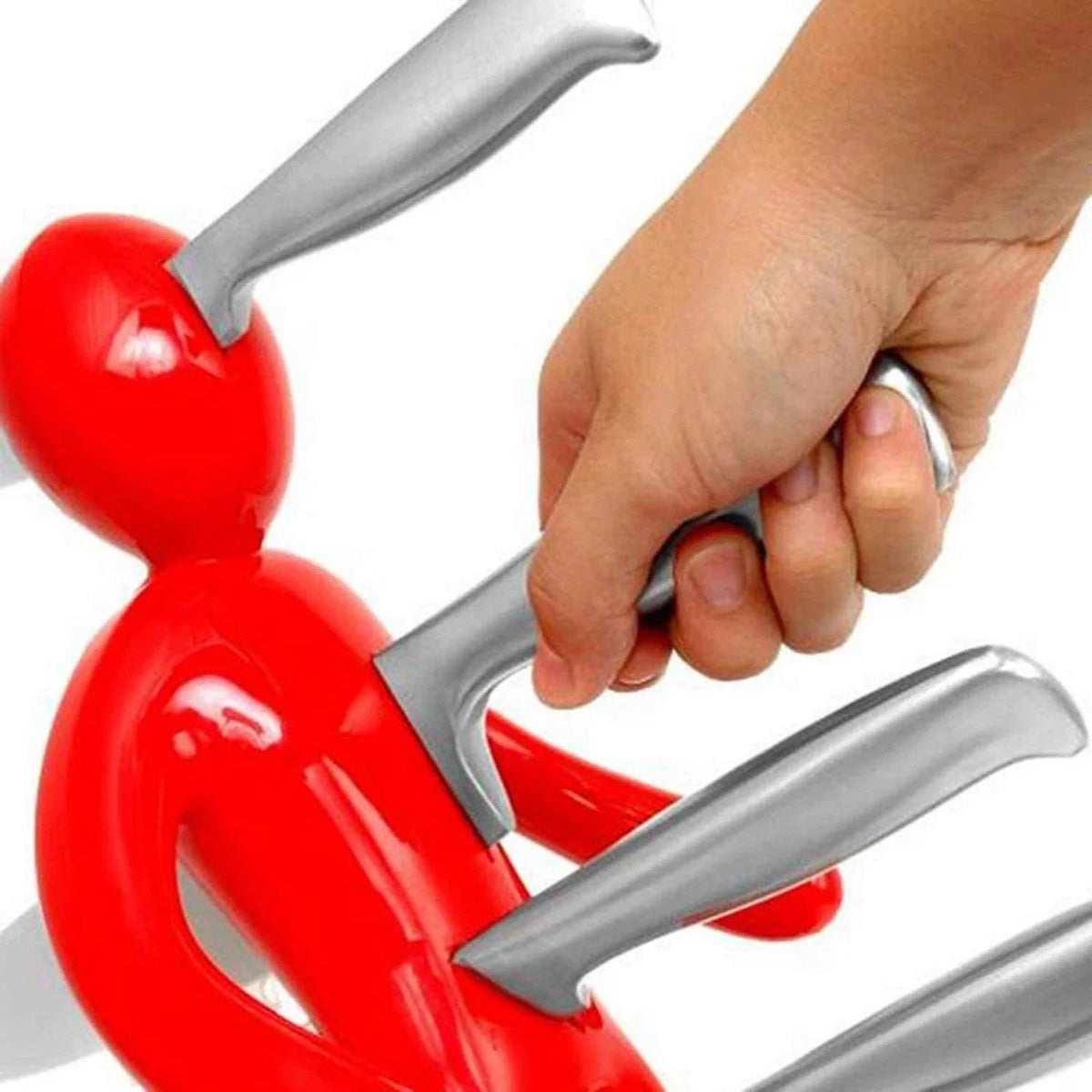 Artistic Human-Shaped Knife Organizer for Your Kitchen