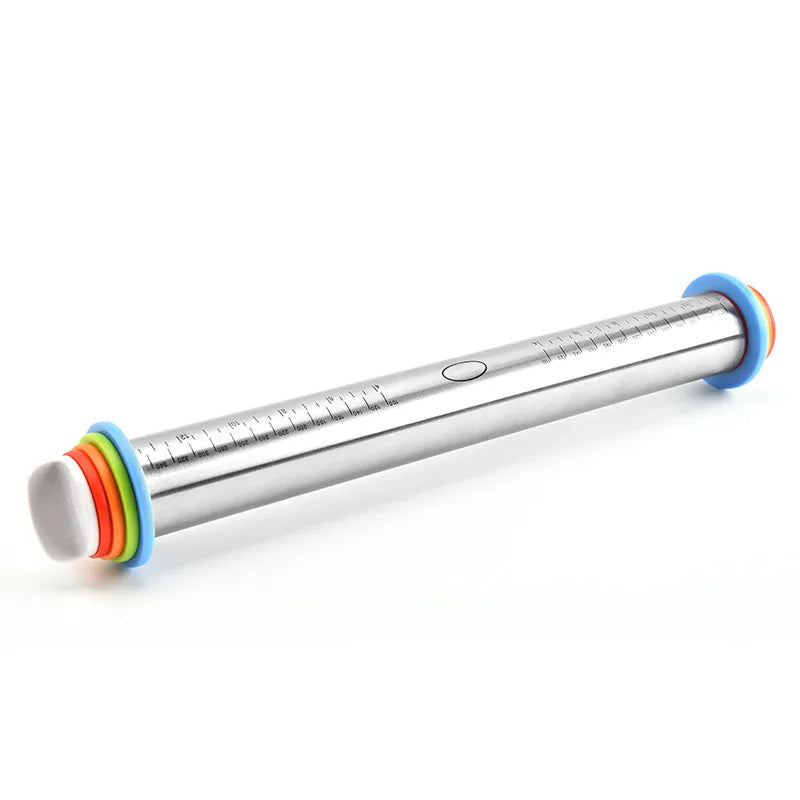 Versatile Precision Rolling Pin with Adjustable Thickness