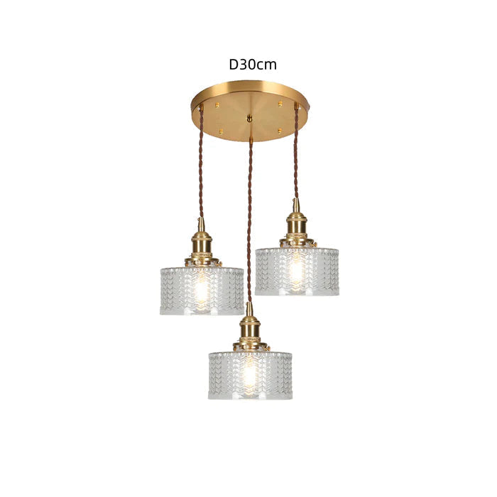 Celestial Vintage Crystal Hanging Light Fixture