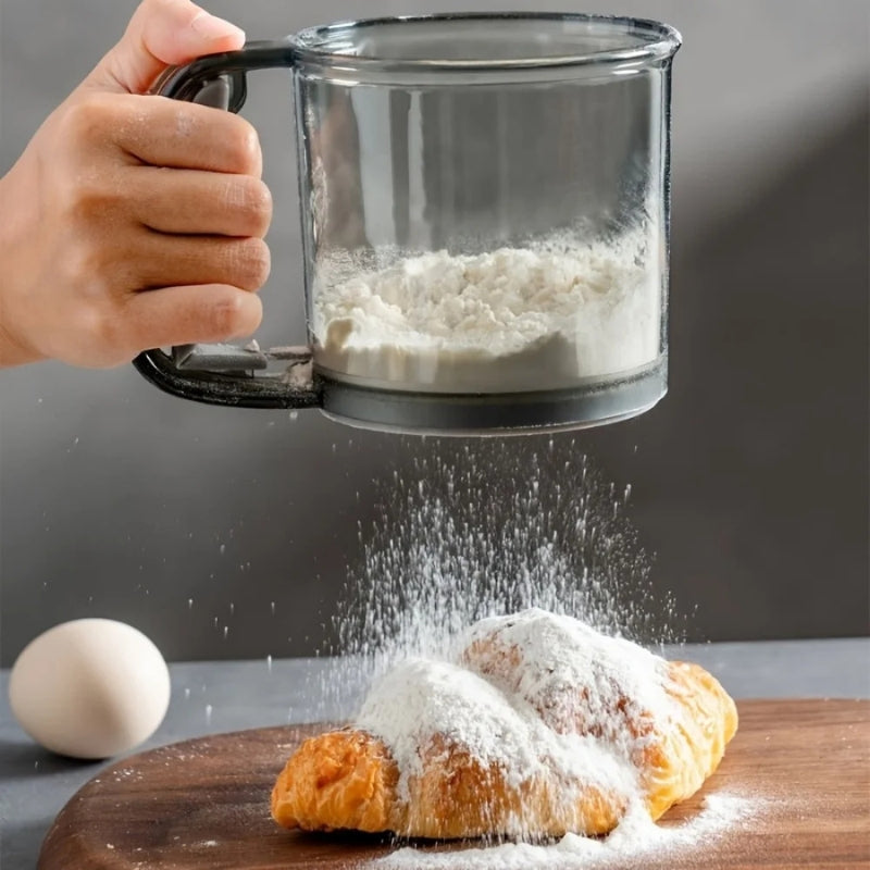 Precision Baking Sifter with Easy Squeeze Handle – 250ml