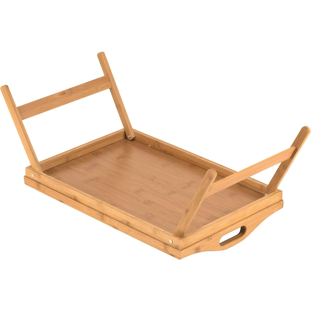 Versatile Bamboo Lap Tray for Meals and Work