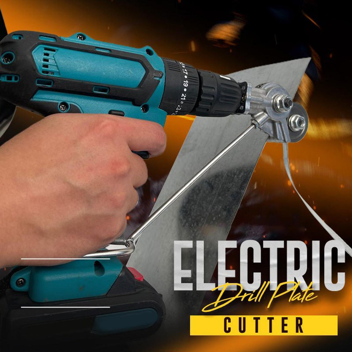 Precision Metal Cutter for Electric Drills