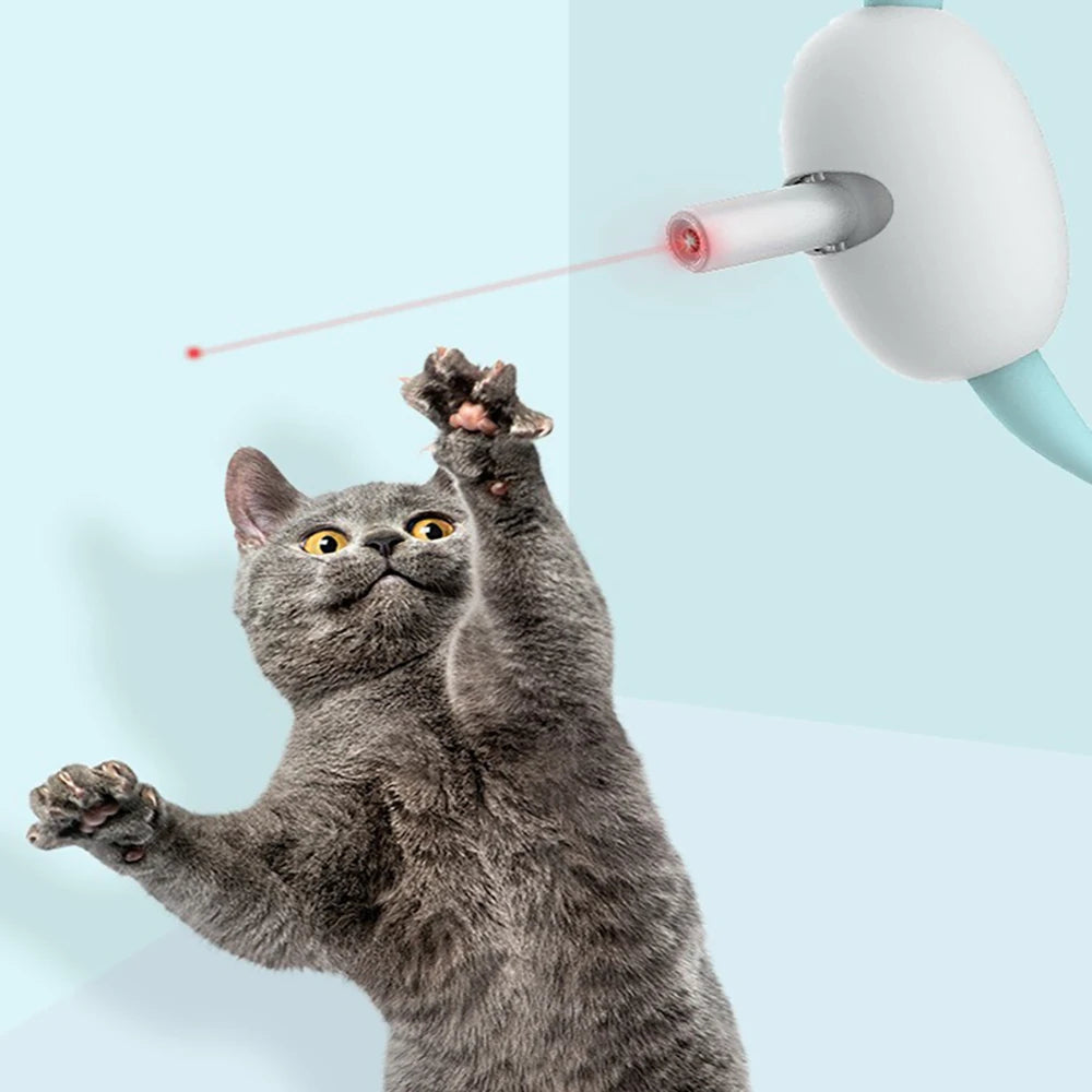USB Rechargeable Laser Play Collar for Cats