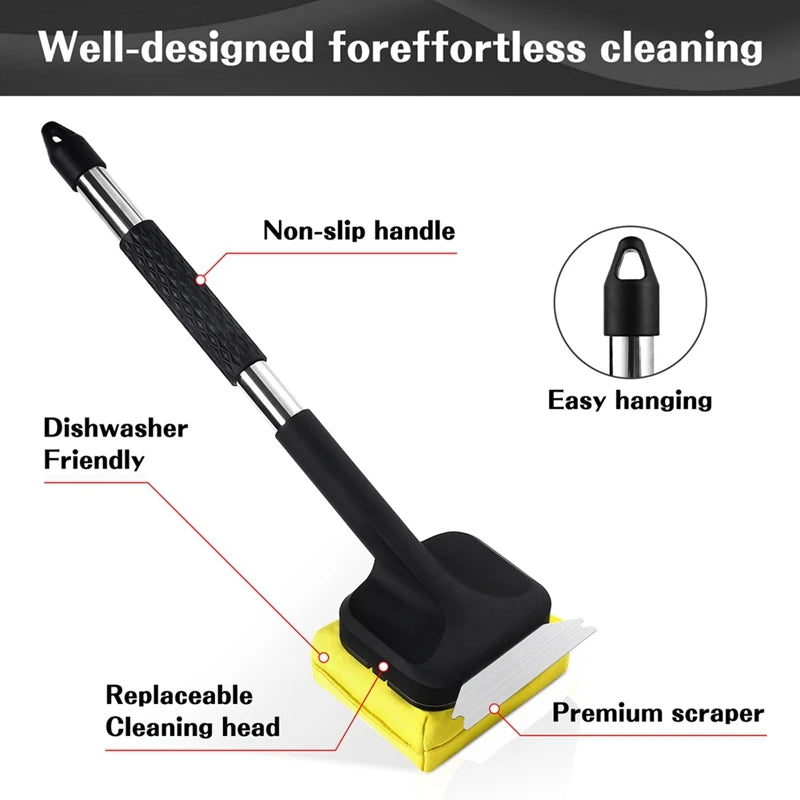 Ultimate Steam Cleaning Grill Brush with Scraper Tool