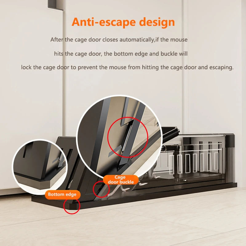 Smart Rodent Control Cage with Quick-Release Trigger
