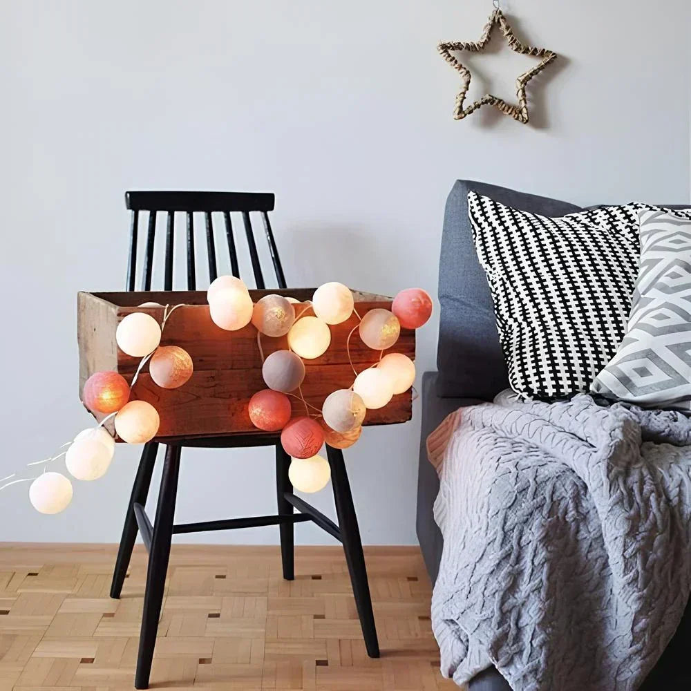 Ball String Lights for Atmospheric Decor
