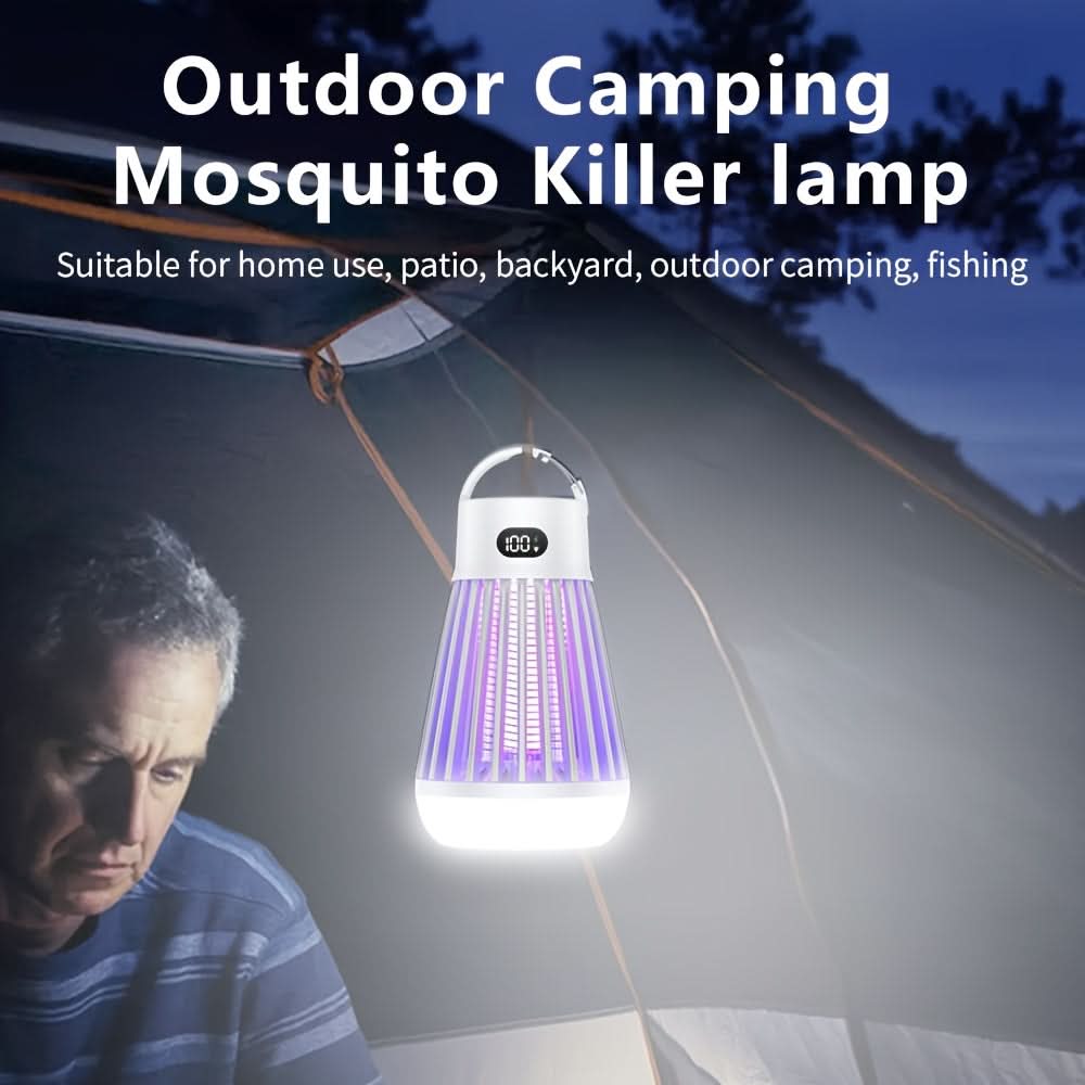 BuzzAway – Wireless Mosquito Zapper with Versatile Hanging Hook