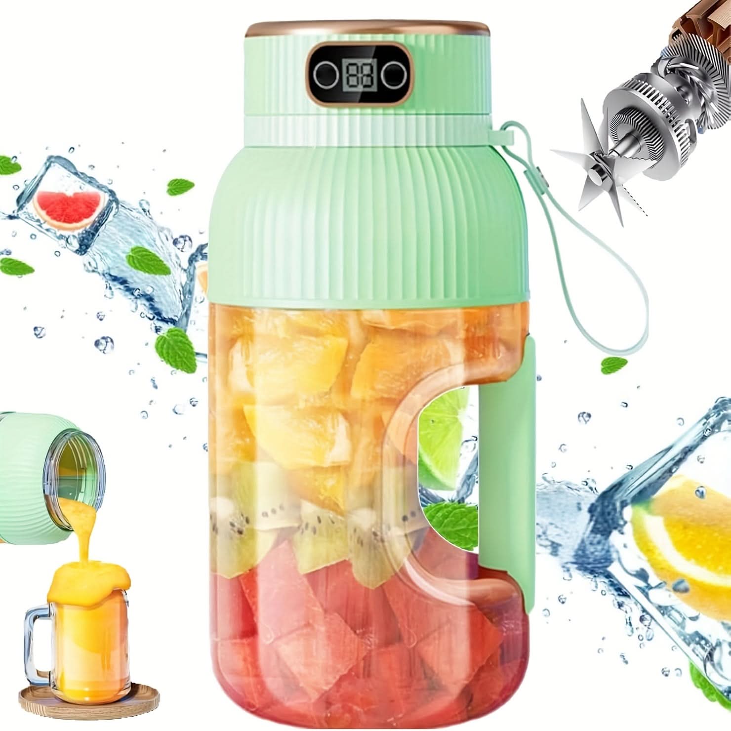 BlendMaster Pro – Versatile Portable Juicer for Fresh Beverages