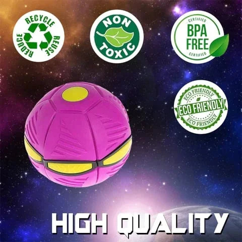 Bounce & Glow Frisbee Dog Plaything