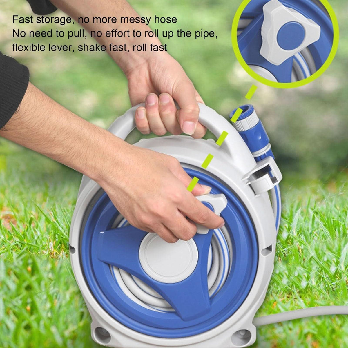 GardenPro – Innovative Retractable Hose Reel for Effortless Watering