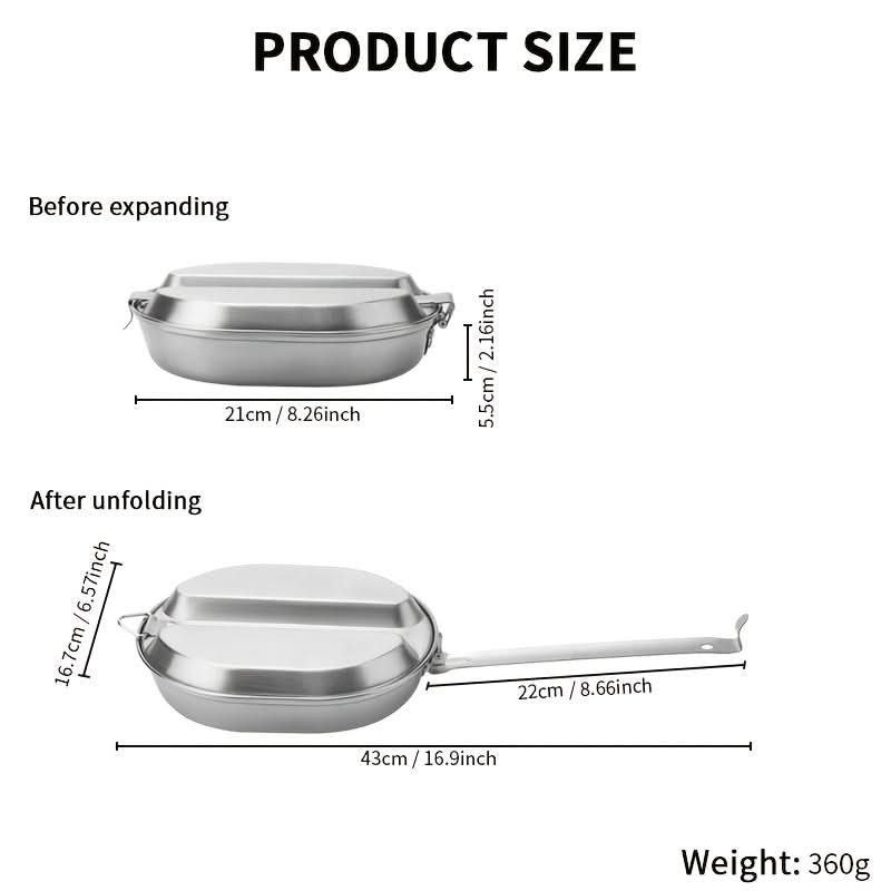 AdventurePro – Durable Stainless Steel Lunch Container