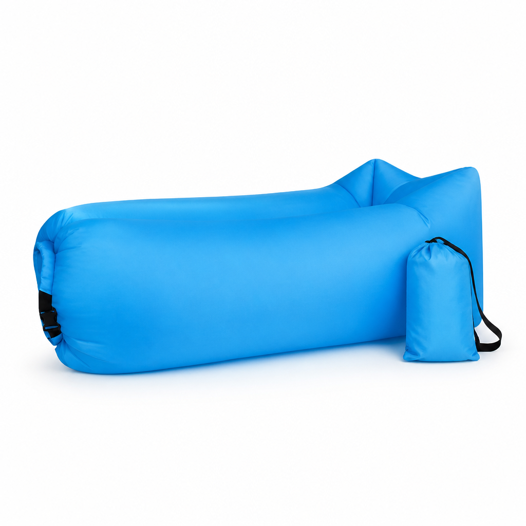 Pump-Free Polyester Inflatable Lounger