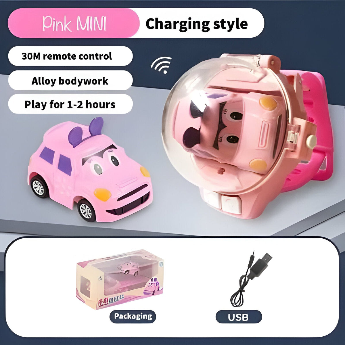 Innovative Smartwatch with Remote-Controlled Car